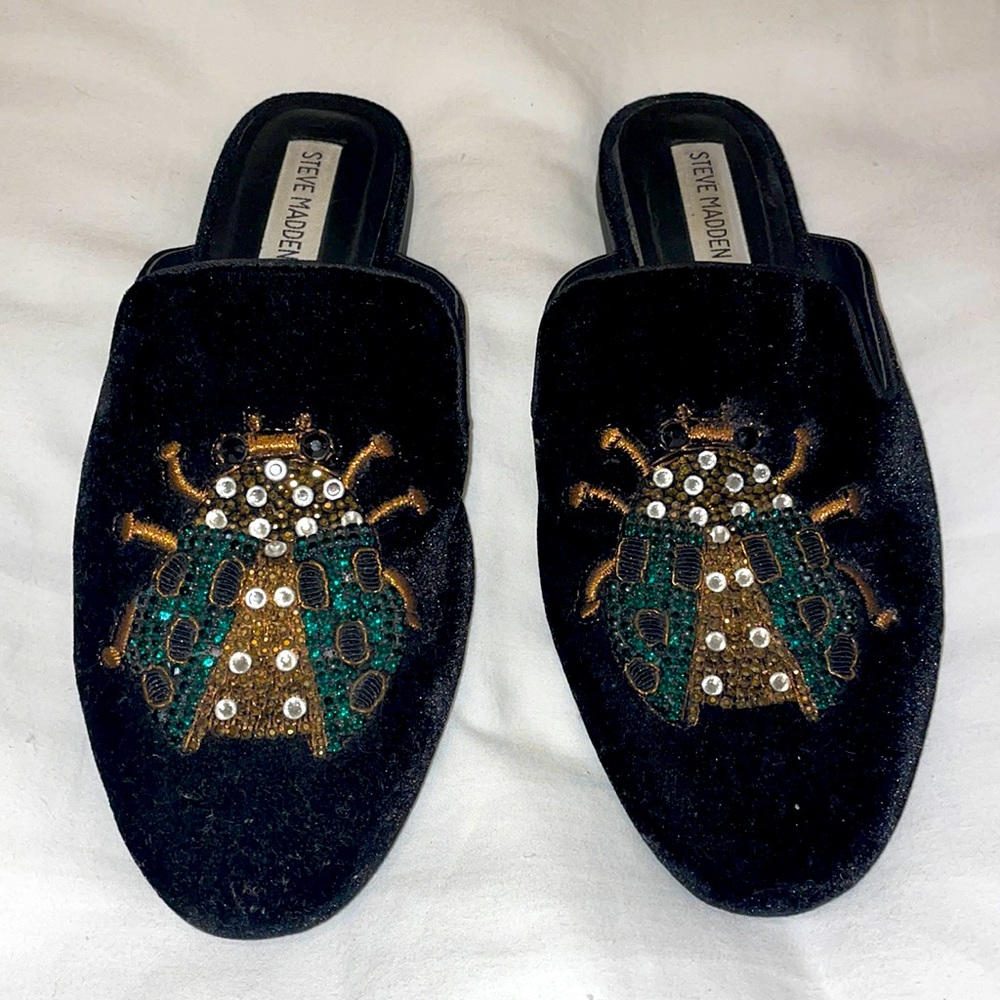 Steve Madden Hugh Embellished Mule (Women) size 8